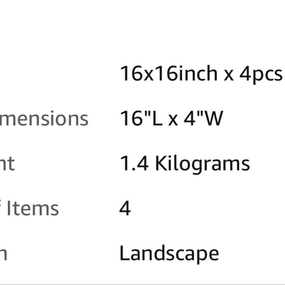 Four large oil painting canvases - Picture 5 of 5